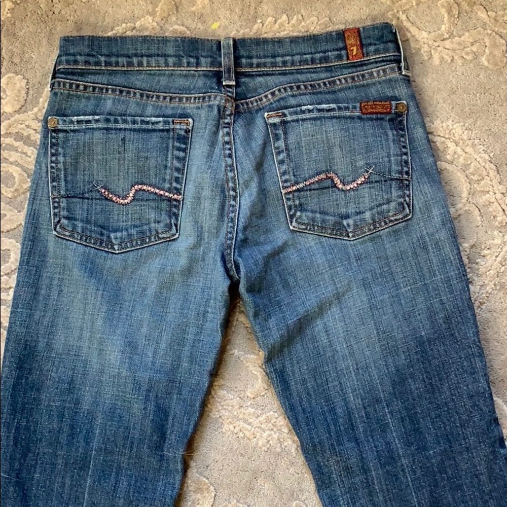 7 for all mankind crystal studded jeans